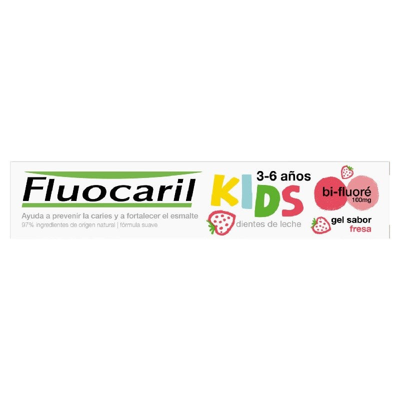 FLUOCARIL Kids Gel sabor Fresa 3-6 años 50ml-1