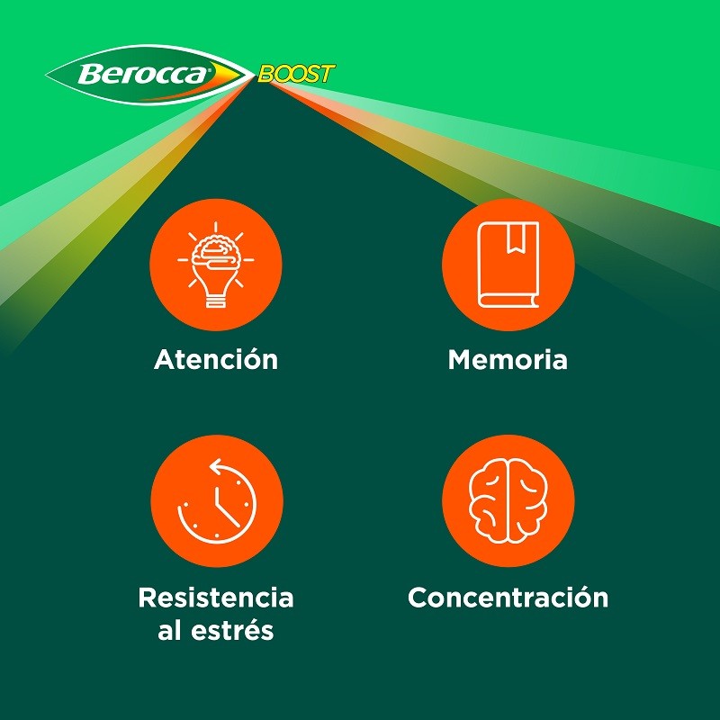 BEROCCA BOOST Guaraná 30 Comprimidos Efervescentes-8