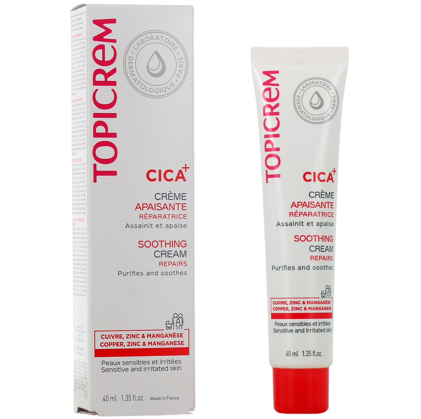 Topicrem Cica Crema Calmante Hidratante 40ml-4