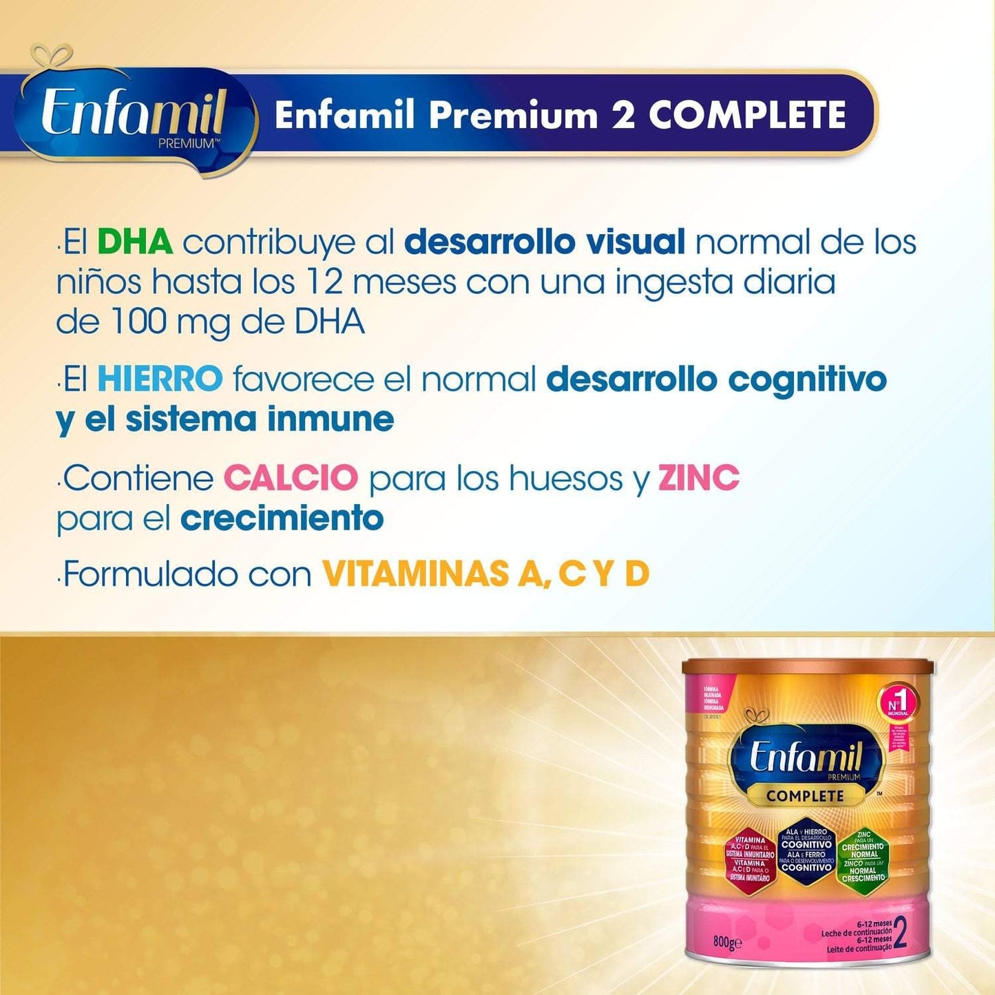 Enfamil 2 Premium Complete Leche Infantil 800gr-4