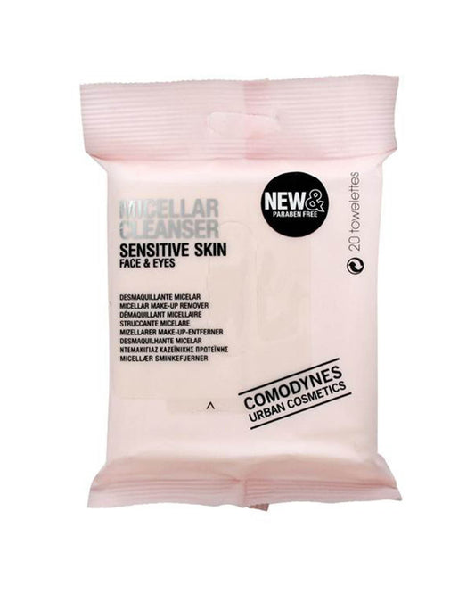 COMODYNES Make-Up Remover Sensitive Micellar 20 Toallitas-1