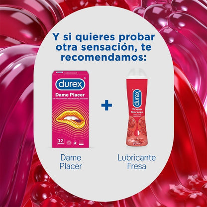 DUREX Preservativos Dame Placer con Puntos y Estrías 12 unidades-6