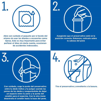 DUREX Preservativos Dame Placer con Puntos y Estrías 12 unidades-7