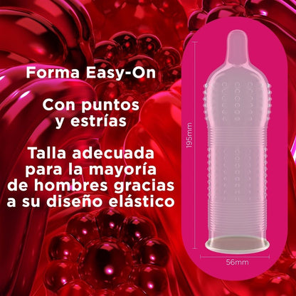 DUREX Preservativos Dame Placer con Puntos y Estrías 12 unidades-5