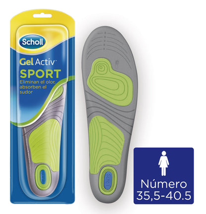 SCHOLL Plantilla Gel Activ Sport Mujer Talla 35.5 - 40.5-1