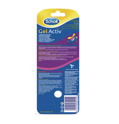 SCHOLL Plantilla Gel Activ Zapato Abierto 2 uds-3