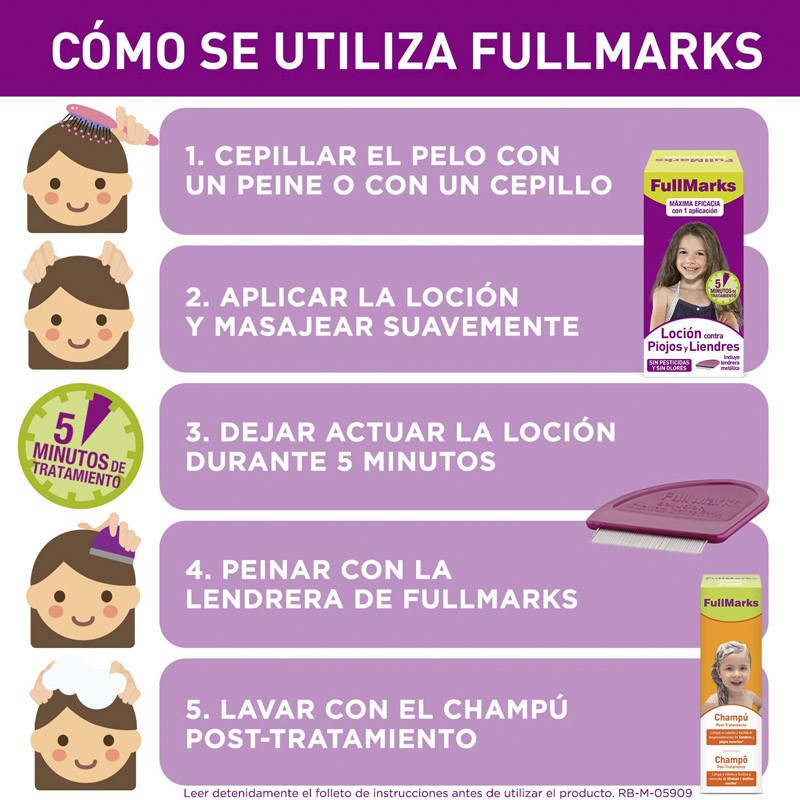 FULLMARKS Loción Antipiojos 100ml-5