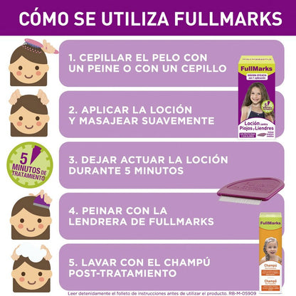 FULLMARKS Loción Antipiojos 100ml-5