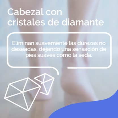 SCHOLL Recambio Cabezales Lima Durezas Persistentes Velvet Smooth Diamond Crystals 2 uds-2