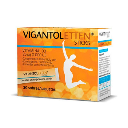 VIGANTOLETTEN Vitamina D3 Sticks 30 Unidades-1