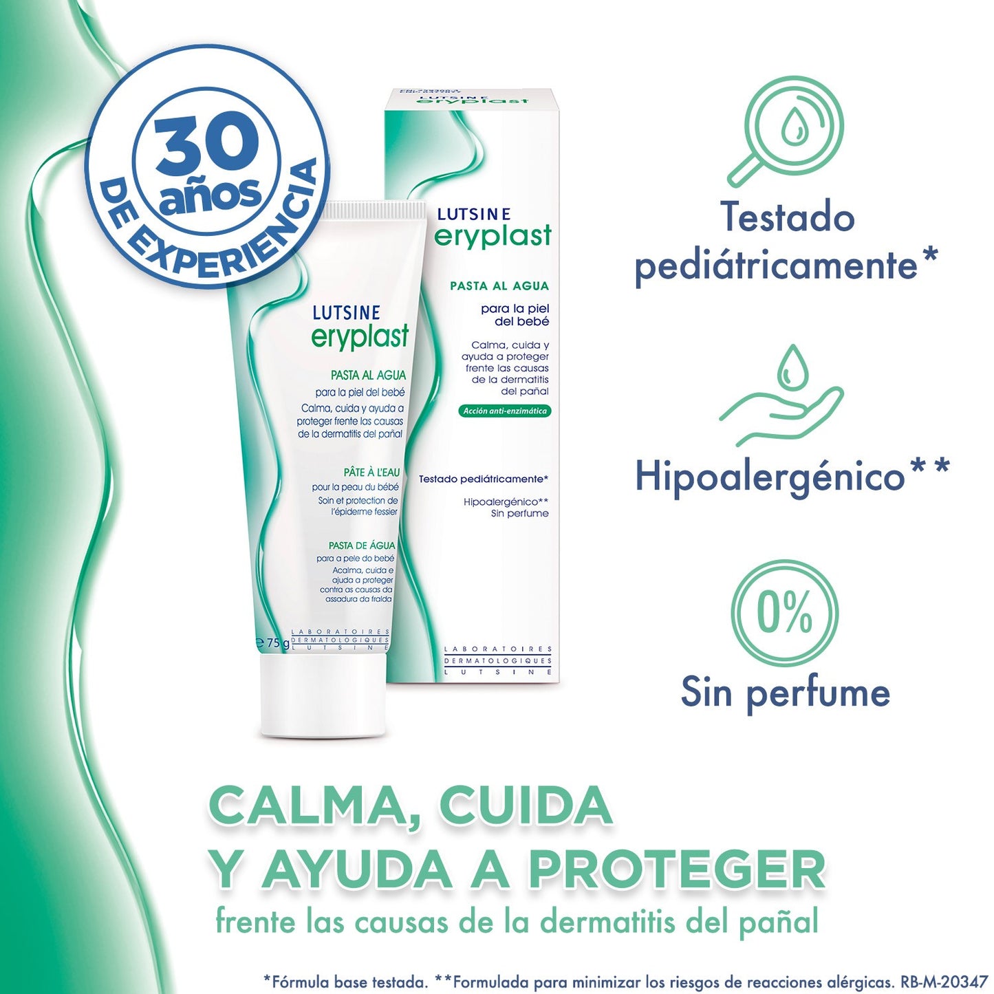 LUTSINE E45 Eryplast Pasta al Agua DUPLO 2x75g-2