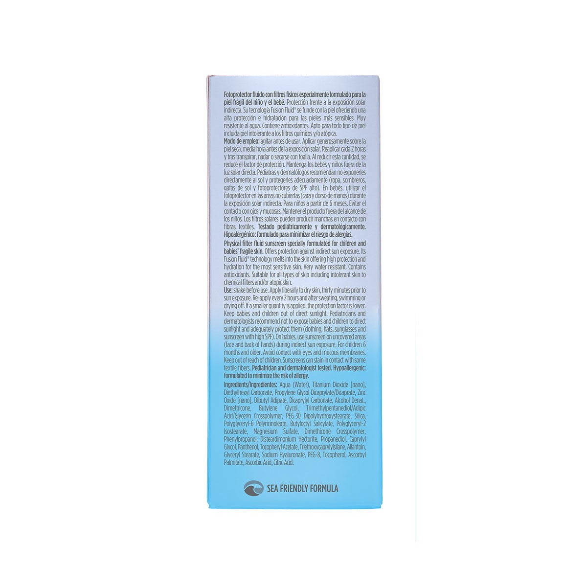 ISDIN Fusion Fluid Mineral Baby Pediatrics SPF 50 Fotoprotector 50ml-5