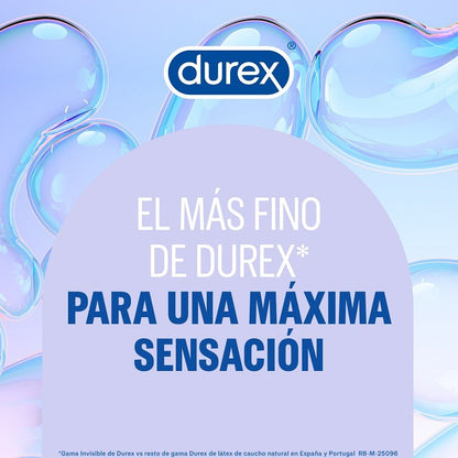 DUREX Preservativos Invisibles Extra Lubricados 12 unidades-3