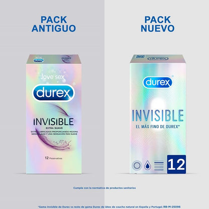 DUREX Preservativo Invisible Extra Sensitivo 12 unidades-6