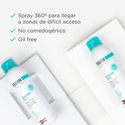 ISDIN Acniben Body Spray Reductor de Granos Corporales 150ml-10