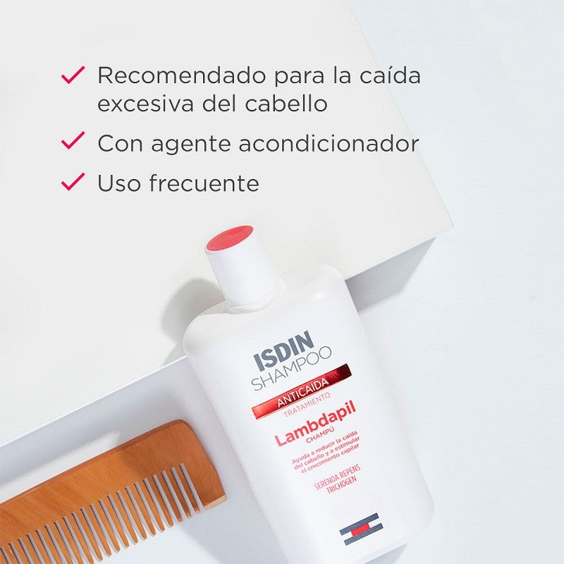 ISDIN LAMBDAPIL Champú Anticaída 400ml-3