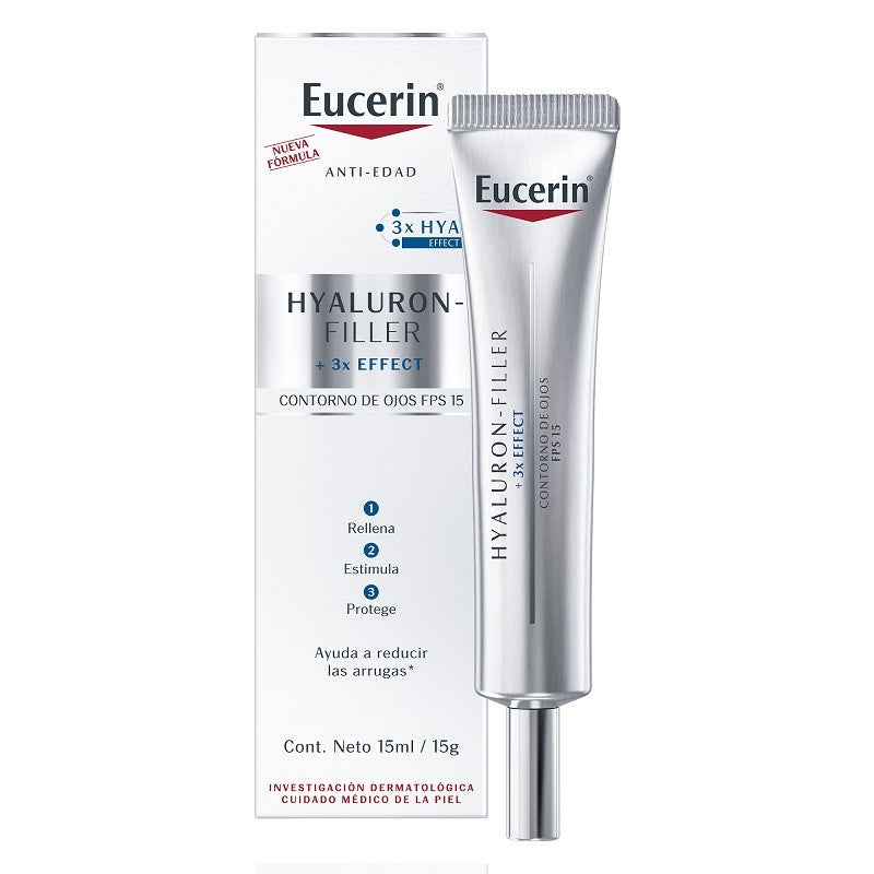 EUCERIN Hyaluron-Filler Contorno de Ojos spf15 15ml-1