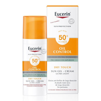 EUCERIN Sun Gel-Creme Oil Control Dry Touch PFS50+ 50ml-1