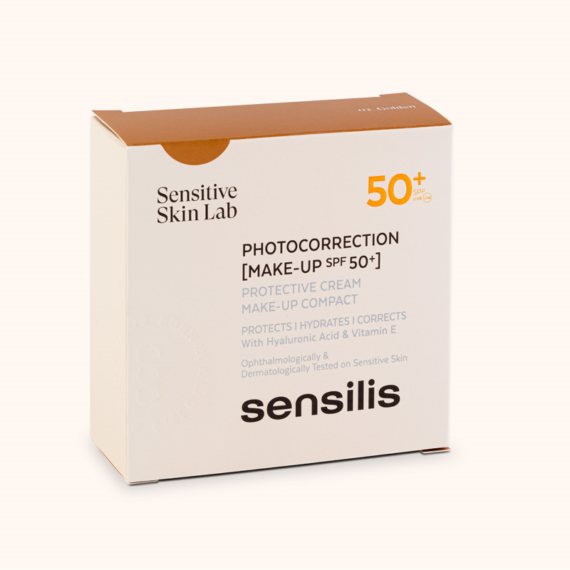 SENSILIS Photocorrection Maquillaje Compacto SPF50+ 02 Golden 10g-3