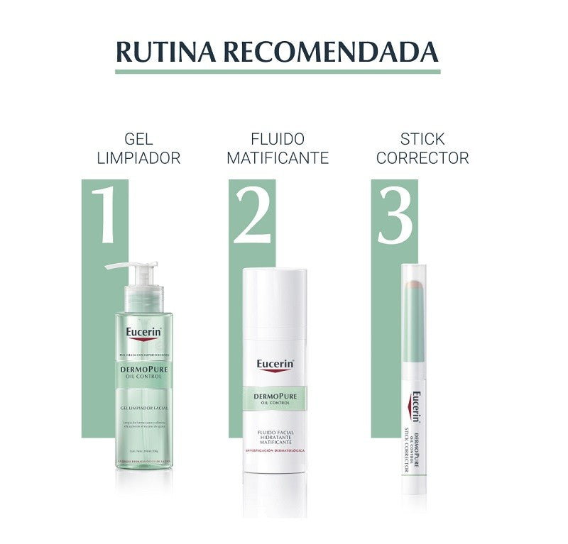 EUCERIN Dermopure Oil Control Gel Limpiador Facial 200ml-6