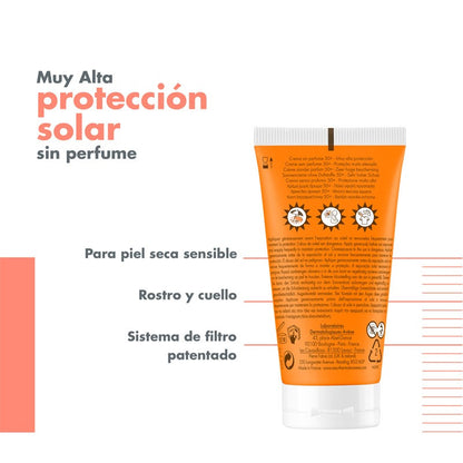 AVENE Crema Solar SPF50+ Sin Perfume 50 ml-3