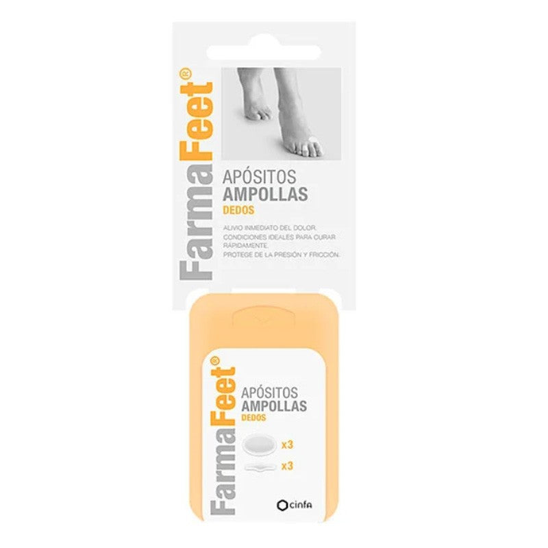 FARMAFEET Apósitos Ampollas Dedos 6 Unidades-1