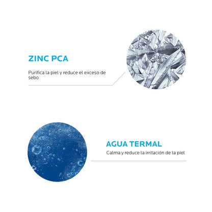 EFFACLAR Gel Limpiador Purificante +M Piel Grasa 400ml - La Roche Posay-5