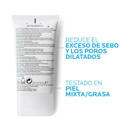 EFFACLAR Mat Crema Matificante 40ml - La Roche Posay-4