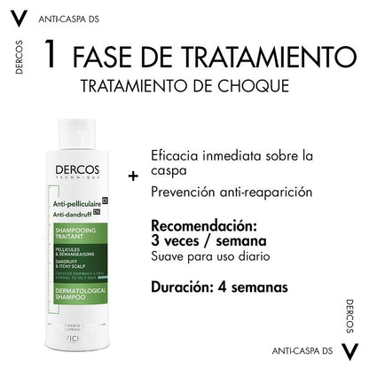 VICHY Dercos Anticaspa Cabello Normal-Graso 200ml Precio Oferta-16