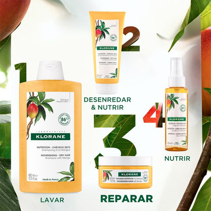 KLORANE Mascarilla Reparadora a la Manteca de Mango 150 ml-6