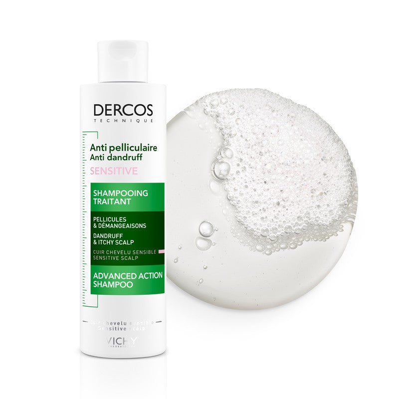 VICHY Dercos Champú Anticaspa Sensitive 200ml-3