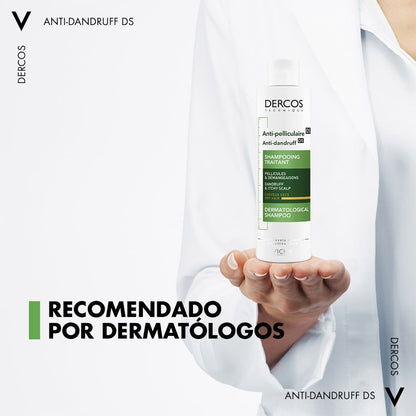VICHY Dercos Champú Anticaspa Cabello Seco 200ml-14
