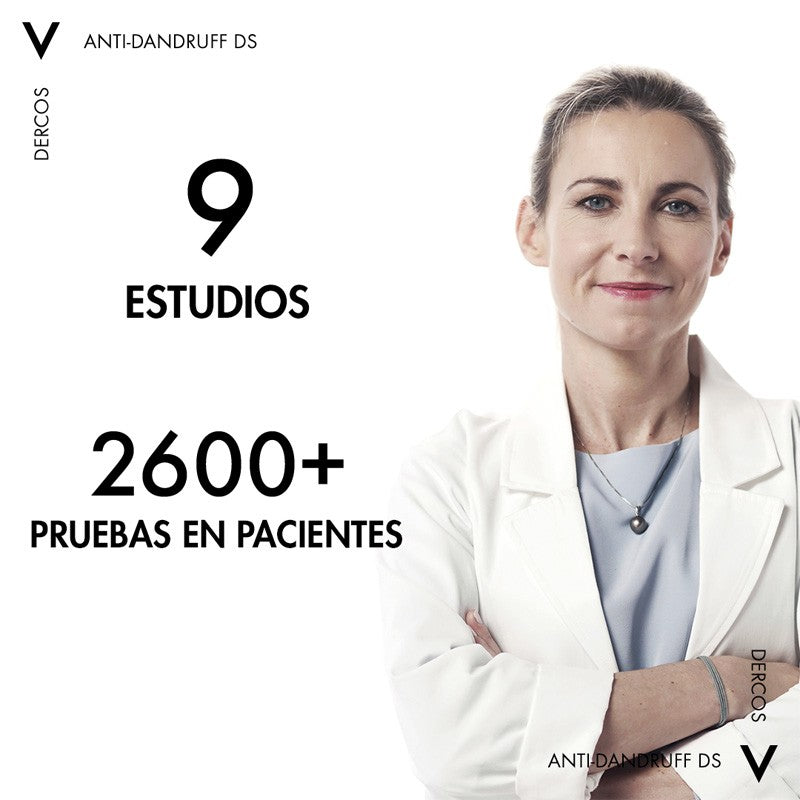 VICHY Dercos Champú Anticaspa Cabello Seco 390ml-15