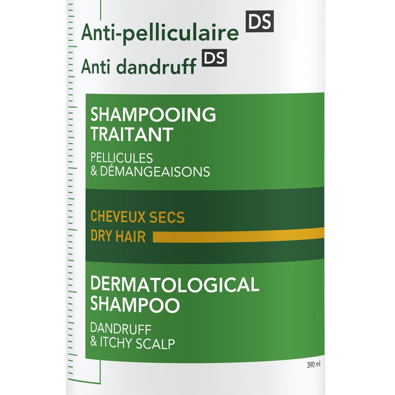 VICHY Dercos Champú Anticaspa Cabello Seco 390ml-2