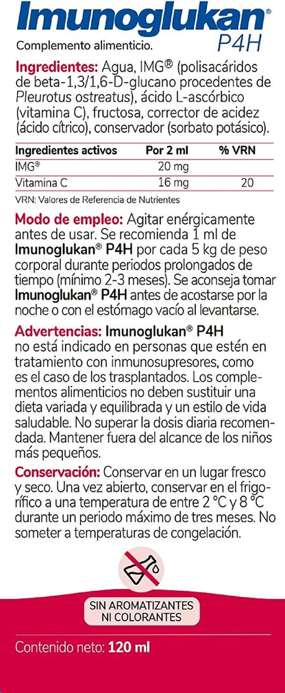 IMUNOGLUKAN Jarabe P4H 120ml-2