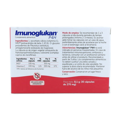 IMUNOGLUKAN P4H 30 Cápsulas-2
