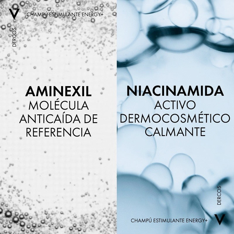 VICHY Dercos Champú Anticaída Estimulante Energizante 200ml-11