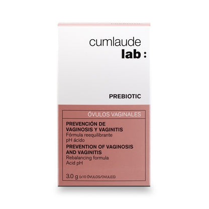 CUMLAUDE LAB Prebiotic 10 Óvulos Vaginales-1