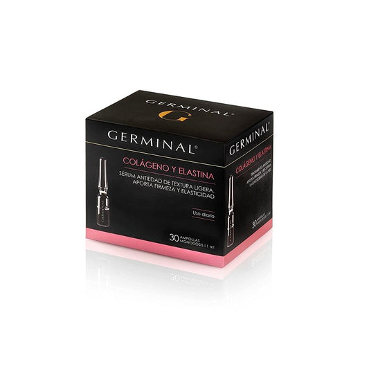 GERMINAL Ampollas Colágeno y Elastina Sérum Antiedad 30 Ampollas-1
