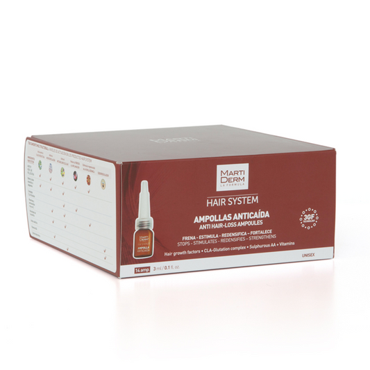 MARTIDERM Ampollas Anticaída 28 Unidades + Champú de REGALO-1