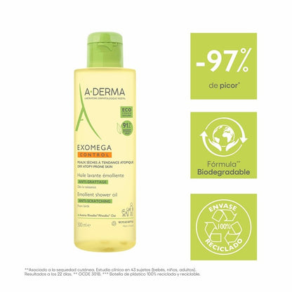 A-DERMA Exomega Control Aceite de Ducha y Baño 500ml-2