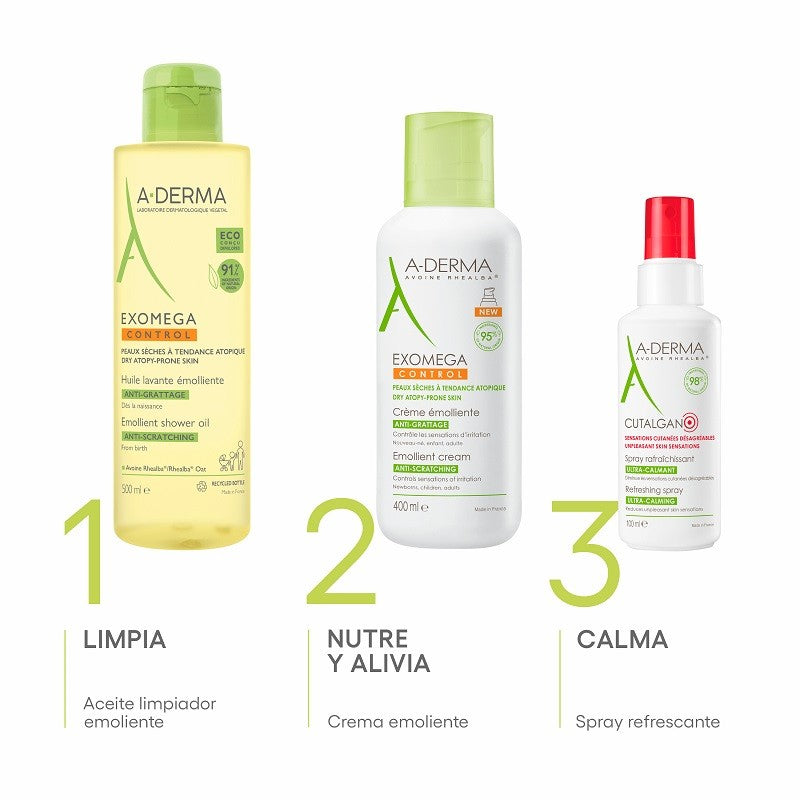 A-DERMA Exomega Control Crema Emoliente 400ml-7