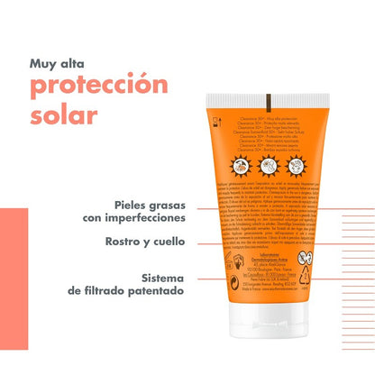 AVÈNE Cleanance Protector Solar Facial SPF50+ 50ml-3
