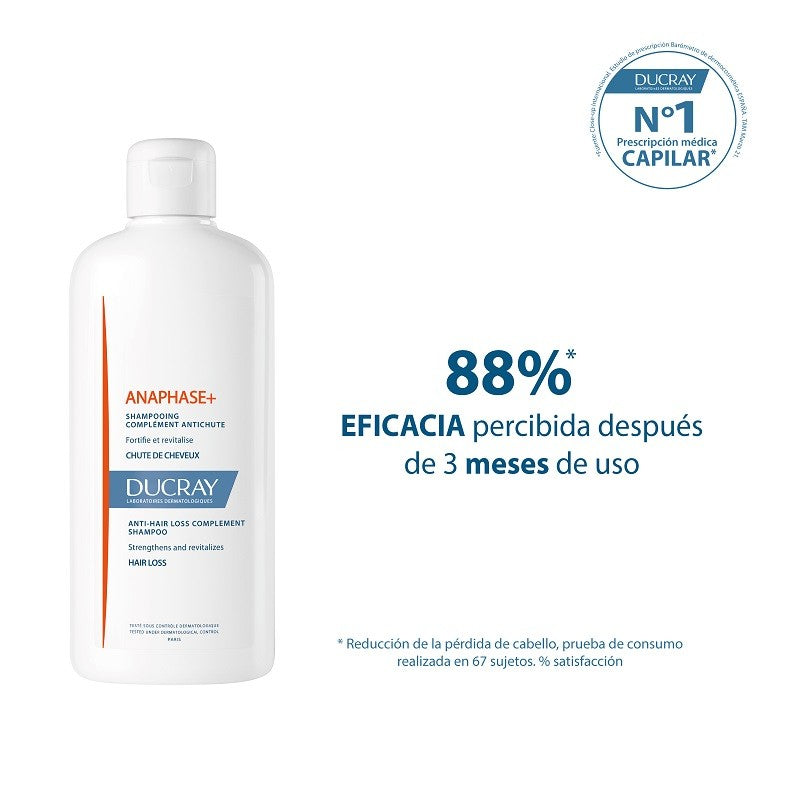 DUCRAY Anaphase+ Champú Anticaída 400ml-2
