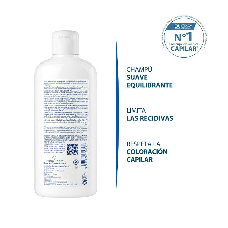 DUCRAY Anaphase+ Champú Anticaída 400ml-4