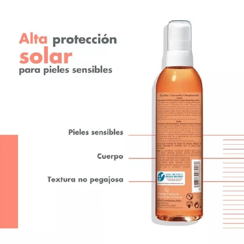 AVENE Aceite Solar SPF30 200ml-3