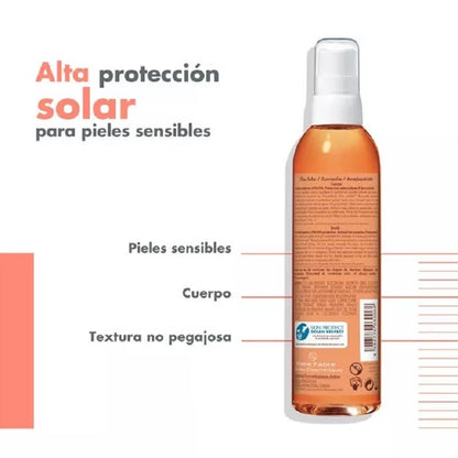 AVENE Aceite Solar SPF30 200ml-3