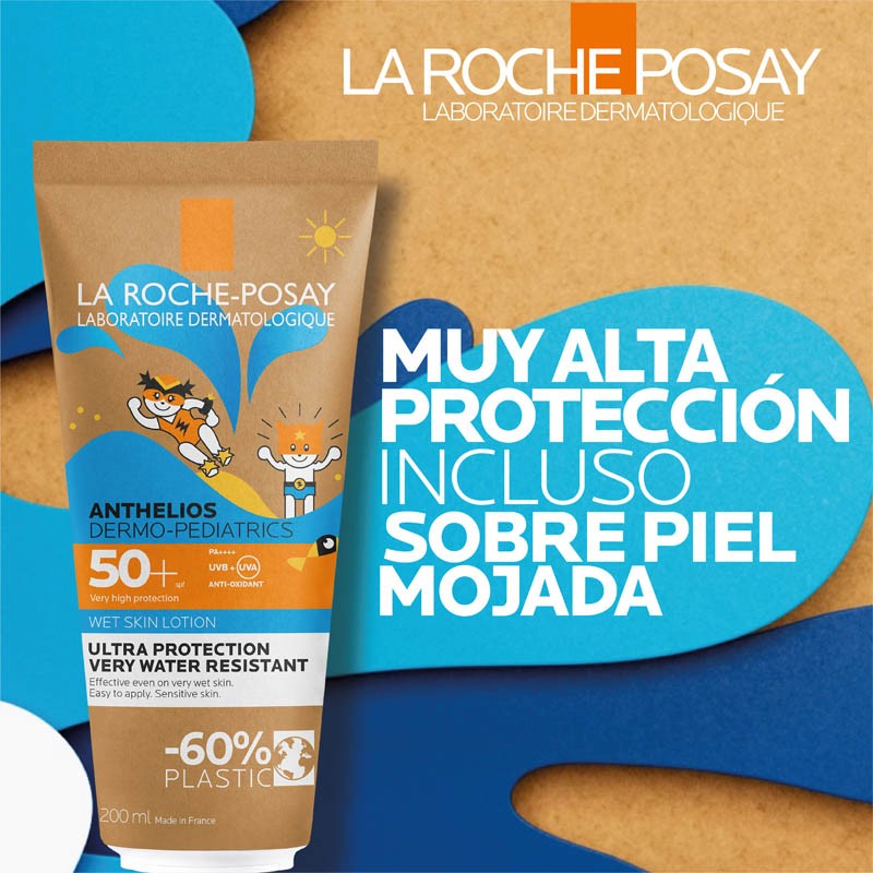 ANTHELIOS Dermo-Pediatrics Gel Wet Skin SPF50+ (250ml) LA ROCHE POSAY-12