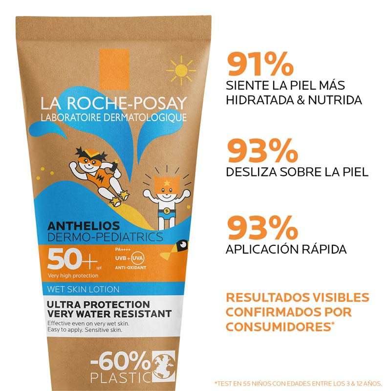 ANTHELIOS Dermo-Pediatrics Gel Wet Skin SPF50+ (250ml) LA ROCHE POSAY-14