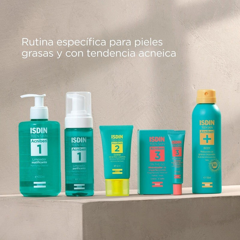 ISDIN ACNIBEN Teen Skin Minimizador de Imperfecciones 30 Toallitas-8